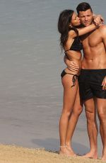 MICHELLE KEEGAN in Bikini and Mark Wright at a Beach in Dubai