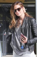 MICHELLE MONAGHAN Arrives at Earth Bar in Los Angeles