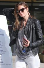 MICHELLE MONAGHAN Arrives at Earth Bar in Los Angeles