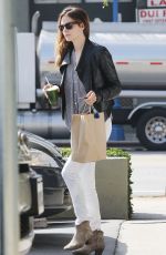 MICHELLE MONAGHAN Arrives at Earth Bar in Los Angeles