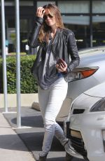 MICHELLE MONAGHAN Arrives at Earth Bar in Los Angeles