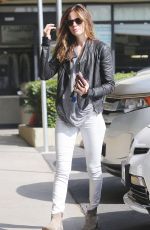 MICHELLE MONAGHAN Arrives at Earth Bar in Los Angeles