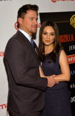 MILA KUNIS at Cinemacon Warner Bros the Big Picture Presentation in Las Vegas