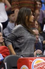 MILA KUNIS at Los Angeles Clippers Game