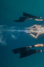 MIRANDA COSGROVE at Oceanup Swimming with Dolphins Campaign