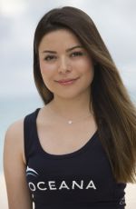 MIRANDA COSGROVE at Oceanup Swimming with Dolphins Campaign
