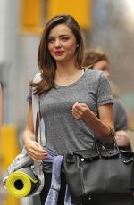 MIRANDA KERR Leaves Yoga Class