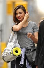 MIRANDA KERR Leaves Yoga Class
