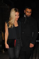 MOLLIE KING Leaves Chakana Nightclub in London