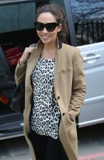 MYLEENE KLASS Arrives at a Studio in London