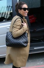 MYLEENE KLASS Arrives at a Studio in London