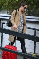 MYLEENE KLASS Arrives at a Studio in London