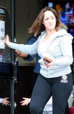 NATALIE CASSIDY Out and About in London