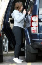 NATALIE CASSIDY Out and About in London