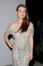 NATHALIA RAMOS Leaves Palihouse Restaurant in Los Angeles