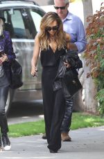 NAYA RIVERA Leaves Photoshoot for  Bongo Jeans in Los Angeles