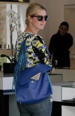 NICKY HILTON Shopping on Robertson Boulevard in Beverly Hills