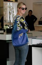 NICKY HILTON Shopping on Robertson Boulevard in Beverly Hills