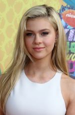 NICOLA PELTZ at 2014 Nickelodeon’s Kids’ Choice Awards in Los Angeles