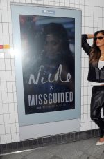NICOLE SCHERZINGER Promotes Her Missguided Clothing Range in London