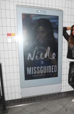 NICOLE SCHERZINGER Promotes Her Missguided Clothing Range in London
