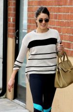 NIKKI REED in Leggings Heading to a Gym in Studio City