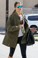 NIKKI REED in Leggings Heading to Workout in Los Angeles