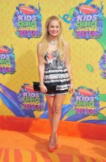 OLIVIA HOLT at 2014 Nickelodeon’s Kids’ Choice Awards in Los Angeles