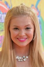 OLIVIA HOLT at 2014 Nickelodeon’s Kids’ Choice Awards in Los Angeles