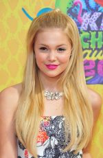 OLIVIA HOLT at 2014 Nickelodeon’s Kids’ Choice Awards in Los Angeles