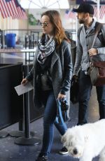 OLIVIA WILDE Arrives at LAX Airport in Los Angeles