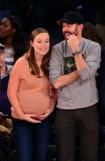 OLIVIA WILDE at Pacers vs Knicks Basketball Game in New York