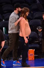 OLIVIA WILDE at Pacers vs Knicks Basketball Game in New York