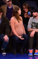 OLIVIA WILDE at Pacers vs Knicks Basketball Game in New York
