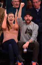 OLIVIA WILDE at Pacers vs Knicks Basketball Game in New York