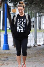 OLIVIA WILDE Leaves Pilates Classes at Harmony Studios in Hollywood