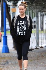 OLIVIA WILDE Leaves Pilates Classes at Harmony Studios in Hollywood