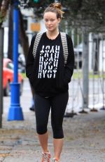OLIVIA WILDE Leaves Pilates Classes at Harmony Studios in Hollywood
