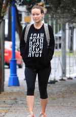 OLIVIA WILDE Leaves Pilates Classes at Harmony Studios in Hollywood