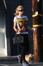 PARIS HILTON in Tights at Urban Outfitters in Studio City