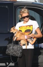 PARIS HILTON in Tights at Urban Outfitters in Studio City