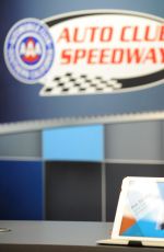 PIA TOSCANO at Nascar Sprint Cup Series Auto Club 400 Photocall in Fontana