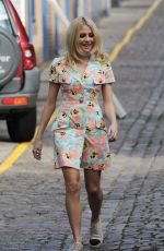 PIXIE LOTT Filming for a Sport Relief Sketch in London