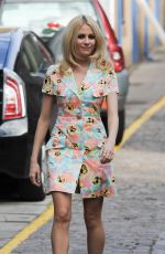 PIXIE LOTT Filming for a Sport Relief Sketch in London