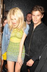 PIXIE LOTT Leaves Chakana Nightclub in London