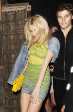 PIXIE LOTT Leaves Chakana Nightclub in London