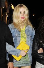 PIXIE LOTT Leaves Chakana Nightclub in London