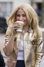 PIXIE LOTT Outside a Studio in London