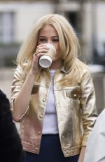 PIXIE LOTT Outside a Studio in London