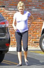 Pregnant TERESA PALMER in Leggings out Shopping in Los Feliz